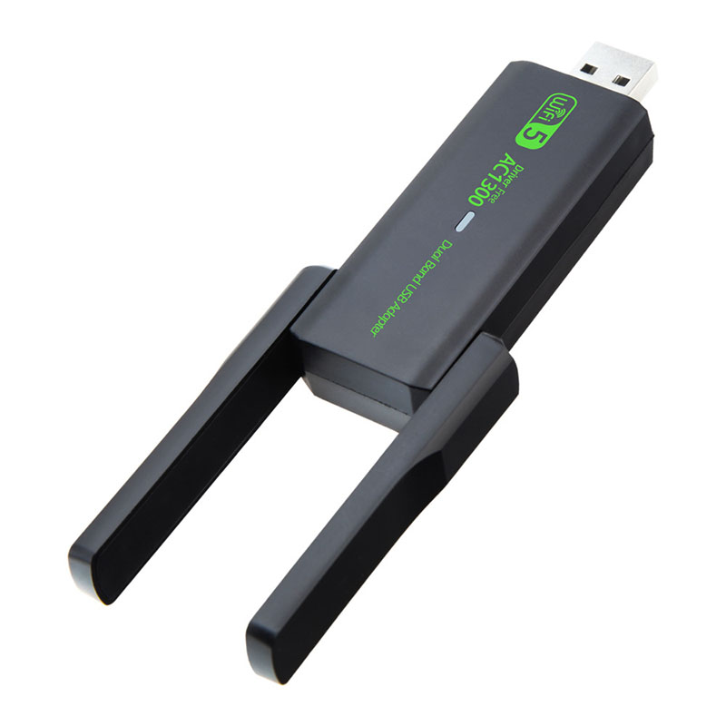 ไดรเวอร์ฟรี 5G dual band gigabit USB การ์ดเครือข่ายไร้สายตัวรับสัญญาณ WiFi คอมพิวเตอร์เดสก์ท็อปเครื่องส่งสัญญาณแล็ปท็อป