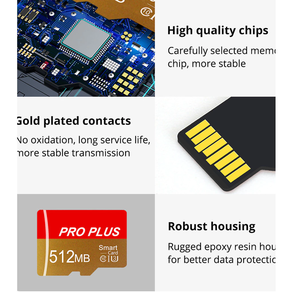 SomnAmbulist Micro SD การ์ด TF แฟลชการ์ดหน่วยความจํา 8GB 4GB 2GB 1GB 512MB 256MB 128MB ความเร็วสูงสําหรับกล้องโทรศัพท์ thumbnail 6