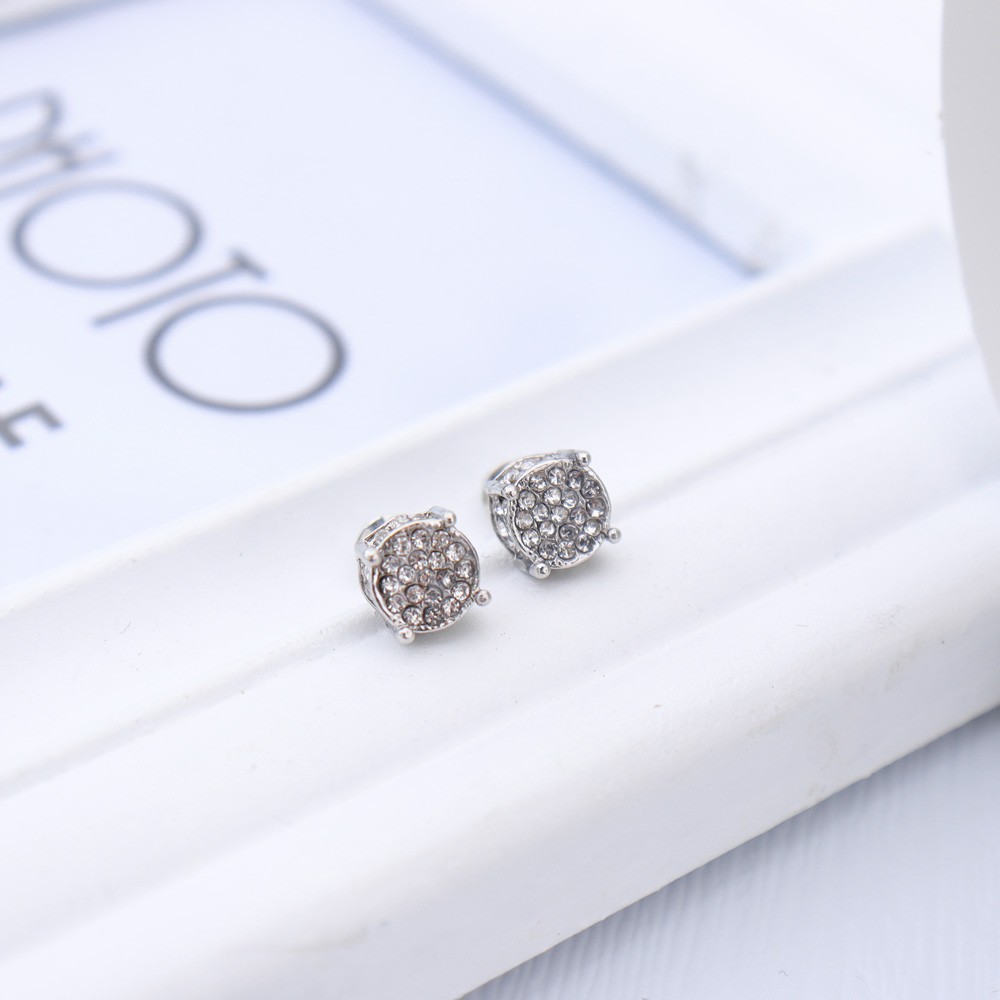 แฟชั่นผู้ชายสแตนเลสเพทายต่างหูอินเทรนด์ฮิปฮอปพังก์เครื่องประดับอุปกรณ์เสริม - รูปที่ 4