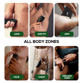Professional Body Hair Trimmer, 2-in-1 กันน้ํา Groin & Bikini Groomer สําหรับผู้ชายและผู้หญิง, ฤดูร้อน & Valentines ของขวัญวัน