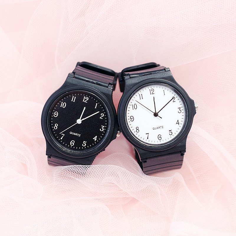 Keglect Minimalist Digital Watch สายซิลิโคนนาฬิกาผู้หญิงนาฬิกาคู่