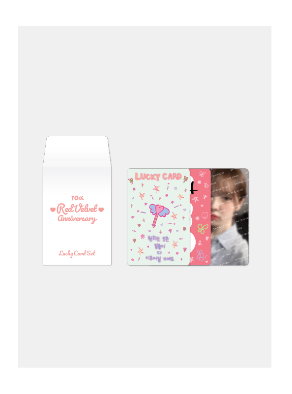 [PRE-ORDER] Red Velvet 10th Anniversary MD - LUCKY CARD SET