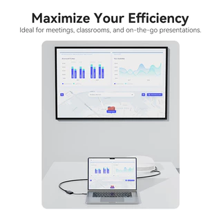 อะแดปเตอร์ HDMI Vention USB-C USB เป็น HDMI 1080P@60Hz สำหรับ MacBook Pro iPad แล็ปท็อป
