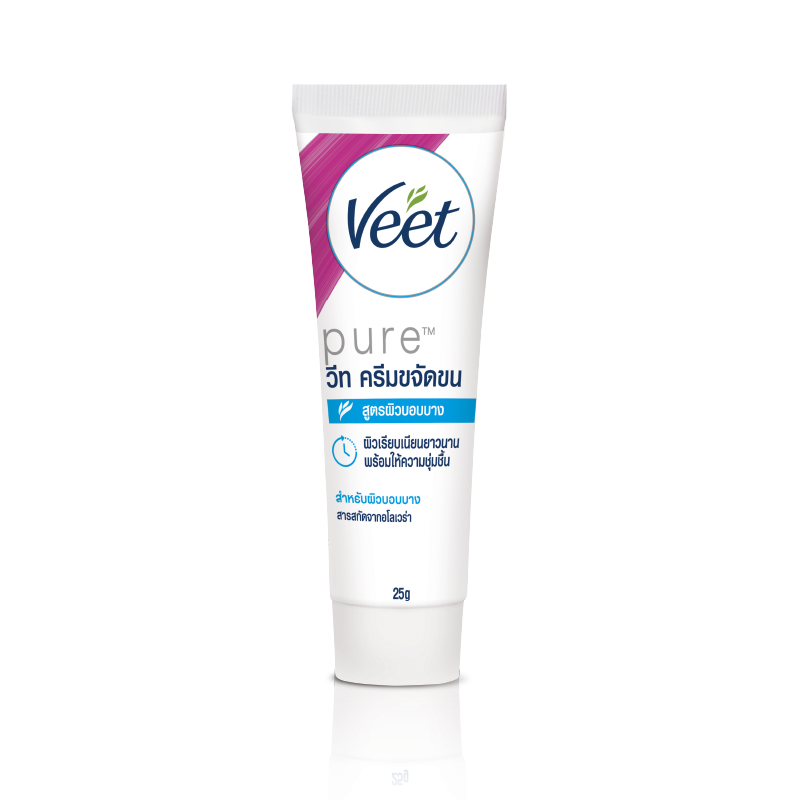 [Gift] Veet วีท Cream สูตรอโลเวร่า Aloe Vera & Vitamin E สำหรับผิวบอบบาง ขนาด 25 กรัม (สินค้าสมนาคุณงดจำหน่าย)