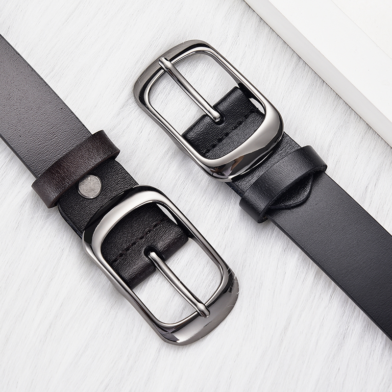 เข็มขัดผู้หญิงหนังวัวแท้พร้อมหัวเข็มขัดหมุดปรับได้-เข็มขัดตกแต่งอเนกประสงค์แฟชั่นสไตล์เกาหลีสําหรับชุดสูท - รูปที่ 4