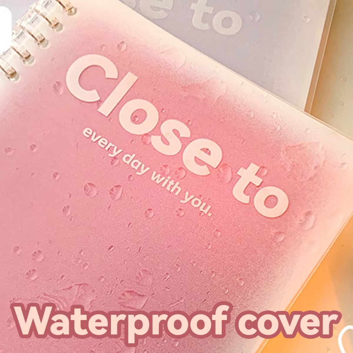 B5/a5 Binder ฝาครอบชุดแหวนเกลียวพลาสติกใสเครื่องเขียนอุปกรณ์สํานักงานไม่รวมหน้าด้านใน - รูปที่ 4