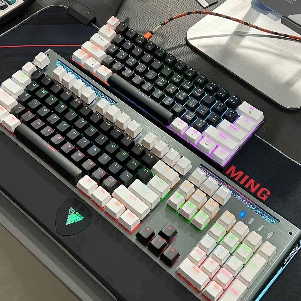 ชุดคีย์แคปสั่งทําพิเศษ Pbt 104/61 ปุ่ม ทูโทน ขาวดํา มินิมอล เหมาะสําหรับคีย์บอร์ดเชิงกล Cherry Gateron Mx (เฉพาะคีย์แคป)