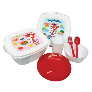 [Gift] CNT UHT Lunchbox Set ชุดกล่องใส่อาหารพี่ยีราฟ (สินค้าสมนาคุณงดจำหน่าย)