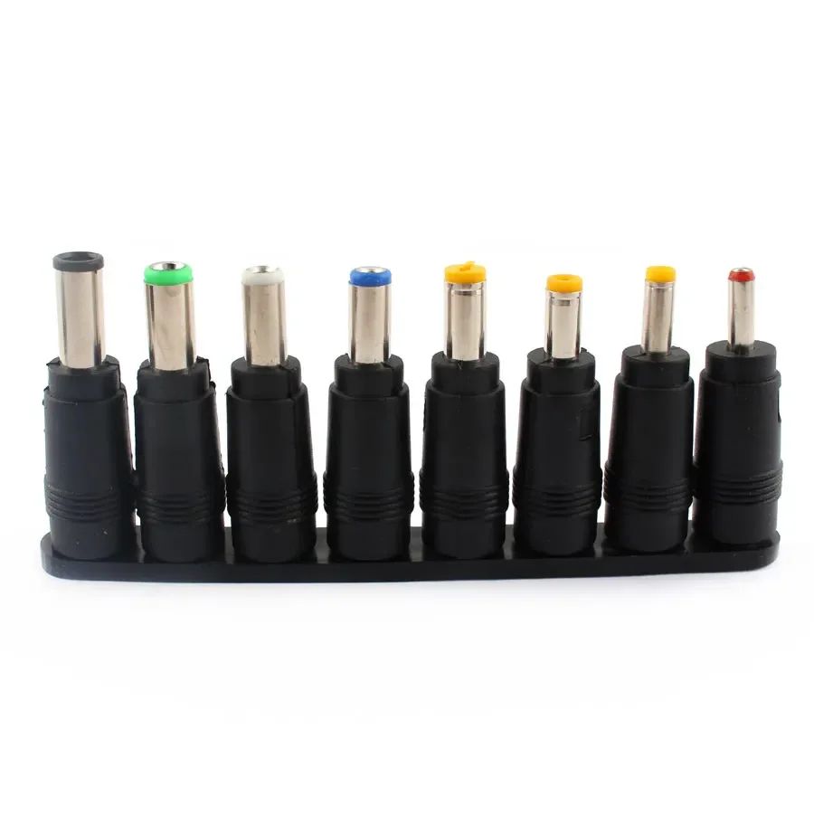 8 ชิ้น AC DC 5.5X 2.1 MM ปลั๊กแจ็คหญิงอะแดปเตอร์ตัวเชื่อมต่อ 6.3 6.0 5.5 4.8 4.0 3.5 มม. 2.5 2.1 1.7 1.35 มม.ชาย Power Adaptor