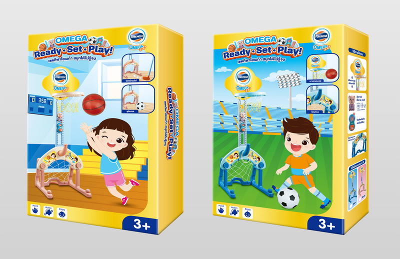 [Gift] Omega Ready, Set, Play! (Basketball Set) เซ็ตกีฬาโอเมก้า สนุกได้ไม่รู้จบ มูลค่า 1,290.- (สินค้าสมนาคุณงดจำหน่าย)