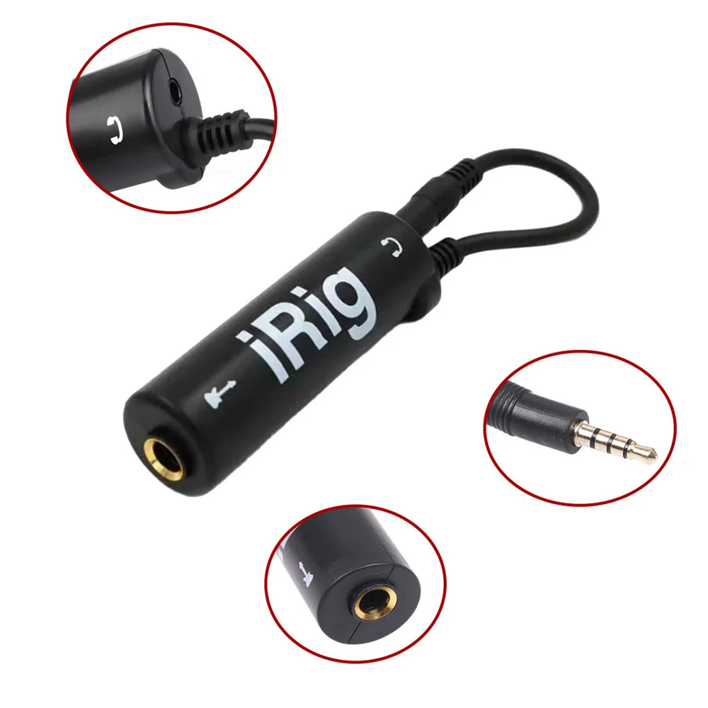 อะแดปเตอร์กีต้าร์ IRIG ใหม่ – ตัวแปลงสัญญาณเสียง 3.5 มม. พร้อมสายคุณภาพสูง (สัญญาณเสียงรบกวนต่ำ)