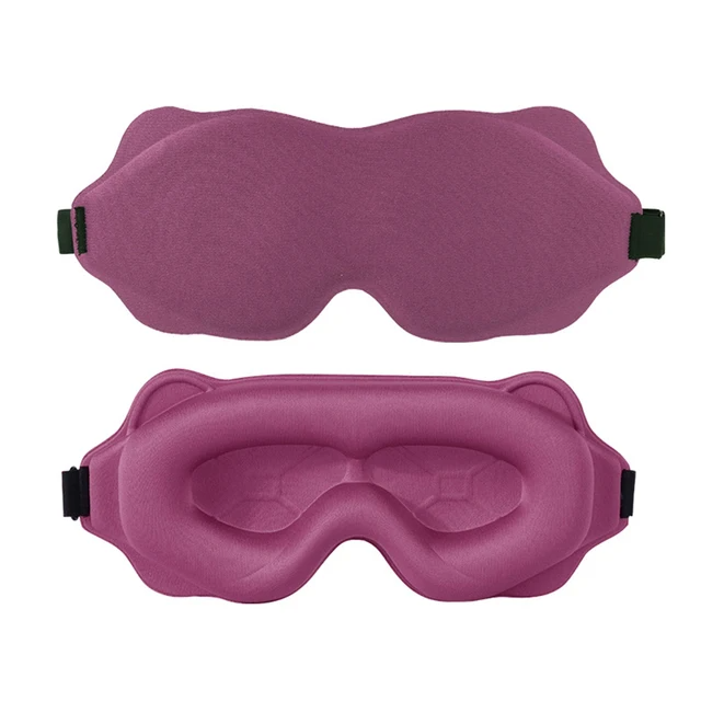 3d Sleeping Mask Block Ou t Light Sleep Mask สําหรับตา Soft Sleeping Aid Eye Mask สําหรับ Travel Eyeshade Night Breathable Slaapmasker