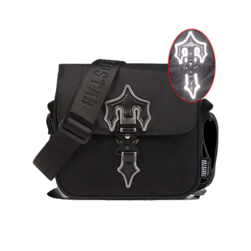 กระเป๋าสะพายข้าง Trapstar สไตล์สตรีทเอาท์ดอร์ กีฬา ฮิปฮอป กระเป๋าสะพายข้าง แบบกันน้ำ ทำจากผ้าออกซford คุณภาพสูง