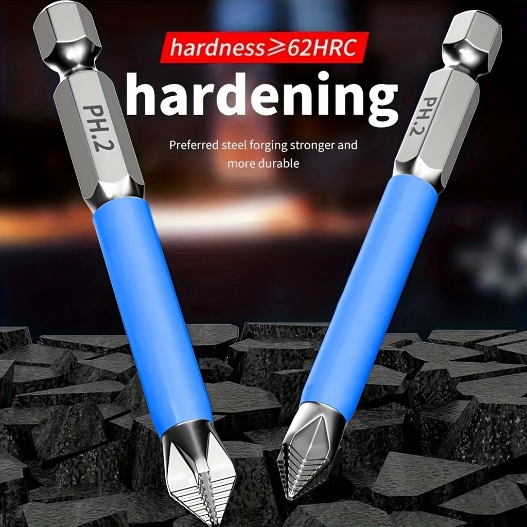 ความแข็งสูงผลกระทบไดร์เวอร์บิตชุดลื่นแม่เหล็กหัวแฉก4/5/6/7ชิ้นไขควงไฟฟ้าชุดสําหรับมืออาชีพ - รูปที่ 2