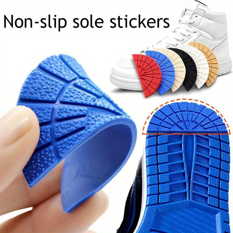 2 ชิ้น (1 คู่) Anti-Slip Heel Insole ยางพื้นรองเท้าสวมใส่ Outsole Insole รองเท้า Protector ยาง Sole รองเท้า