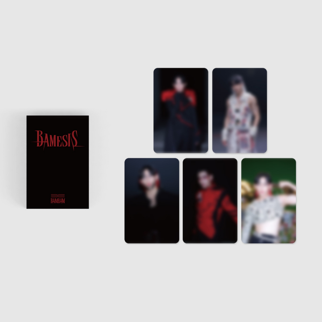 [PRE-ORDER] BamBam - 01 LENTICULAR PHOTO CARD SET / 3RD MINI ALBUM [BAMESIS] OFFICIAL MD