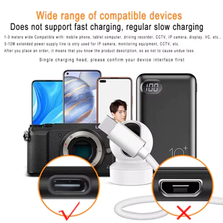Max: 2M-12M Type-C USB overlong Cable Cable Power สําหรับ Xiaomi กล้องโทรศัพท์มือถือ Power Bank เครื่องบันทึกการขับขี่โปรเจคเตอร์สายต่อสายข้อมูล
