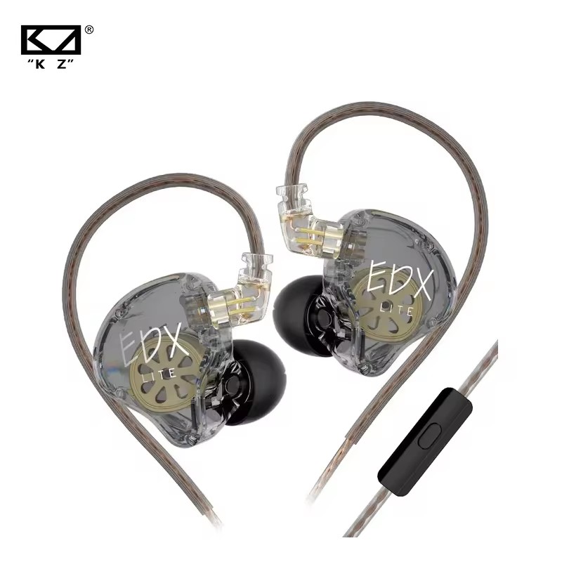 Kz EDX Lite หูฟังอินเอียร์ สเตอริโอเบส PK ZSN PRO แบบมีสาย สําหรับเล่นเกม ไลฟ์สด