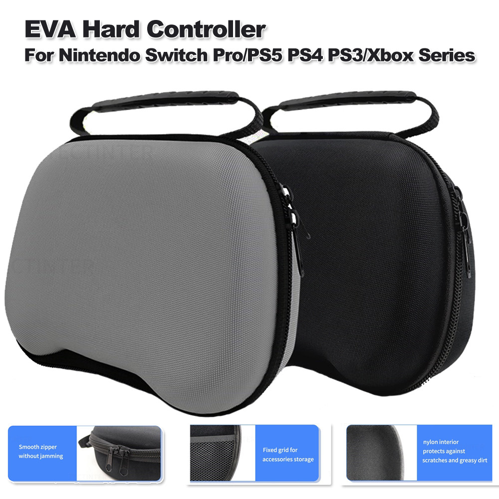 กล่องพกพาสําหรับจอย PS5/PS4/PS3/Xbox Series กระเป๋าเคสกันกระแทกแบบพกพา