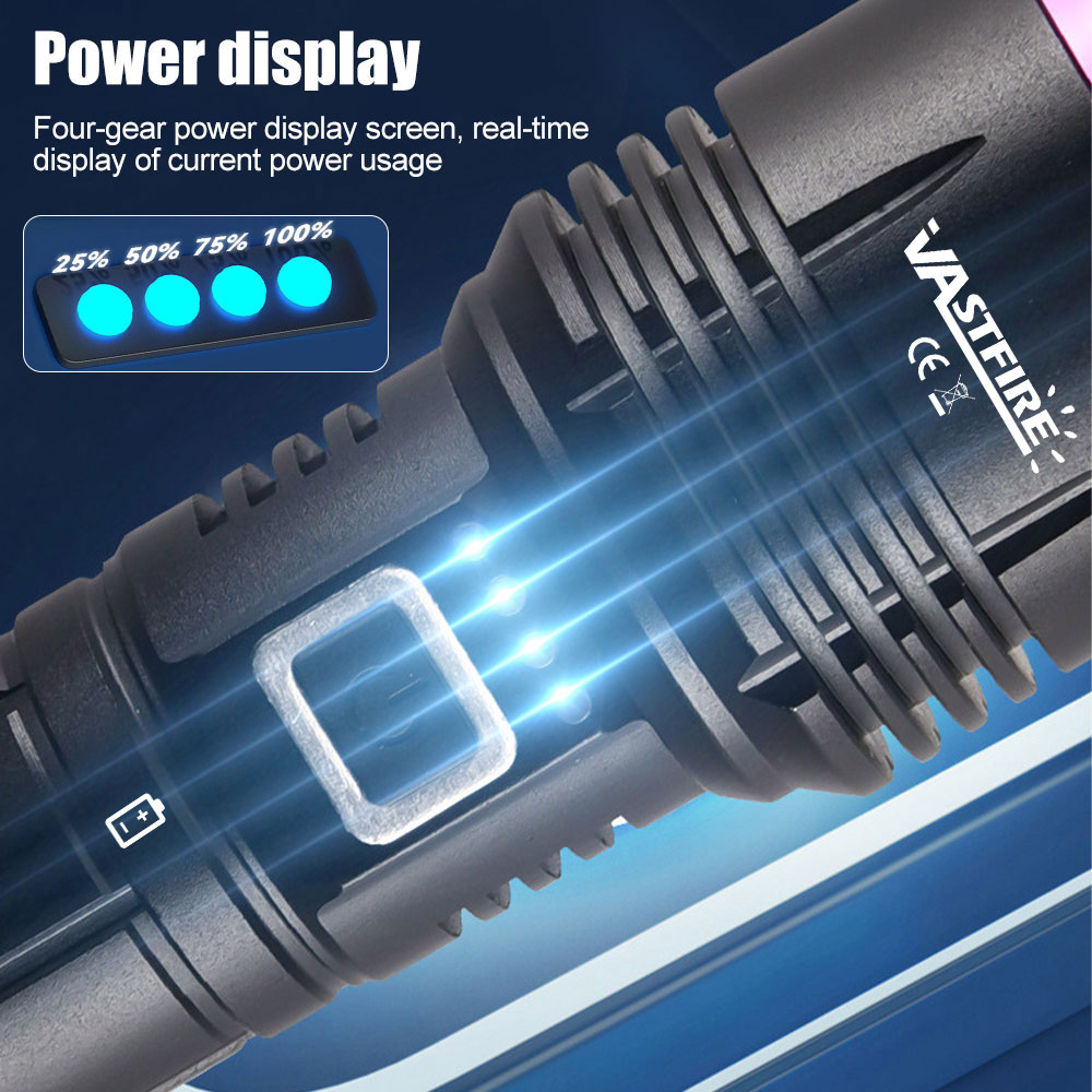 ไฟฉาย LED อัลตร้าไวโอเลต 365NM 30W สว่างพิเศษ พร้อมแบตเตอรี่ 26650 ชาร์จ USB ราคา ถูกที่สุด ดีลบีเคเค แกลเลอรีภาพที่ 6