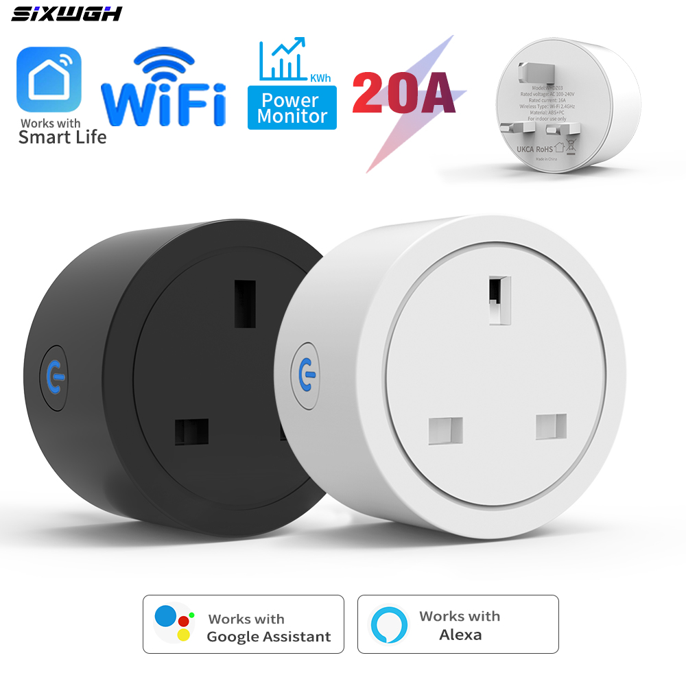 สําหรับ Cozylife Wifi สมาร์ทปลั๊ก สมาร์ทซ็อกเก็ต ปลั๊ก UK 16A สวิตช์ Wifi มิเตอร์พลังงาน ตั้งเวลา สมาร์ทไลฟ์แอป ควบคุมด้วย Alexa Google Home