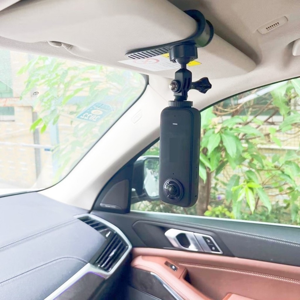 อุปกรณ์ใหม่สำหรับ Insta360 GO3 ที่รองรับแสงแดดสำหรับรถยนต์ คลิปกล้องกีฬา 360 องศาสำหรับ GoPro Insta360 SJCAM DJI Yi Enek