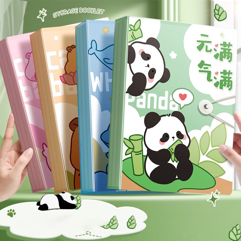 1ชิ้นสีจริงทดสอบกระดาษการจัดเก็บหนังสือข้อมูลโฟลเดอร์ก4ใสหลายชั้นแทรกกระดาษหนังสือความจุขนาดใหญ่ใบรับรองคอลเลกชัน