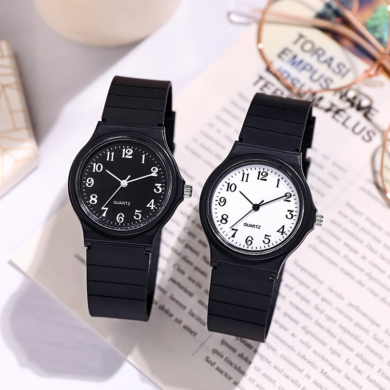 Keglect Minimalist Digital Watch สายซิลิโคนนาฬิกาผู้หญิงนาฬิกาคู่