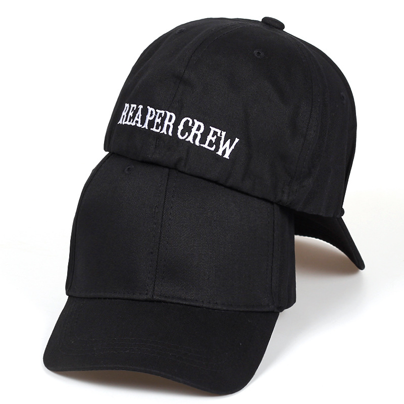 Unisex REAPER CREW เย็บปักถักร้อยเบสบอลหมวกปรับ Sun หมวกสําหรับเดินทางกลางแจ้ง