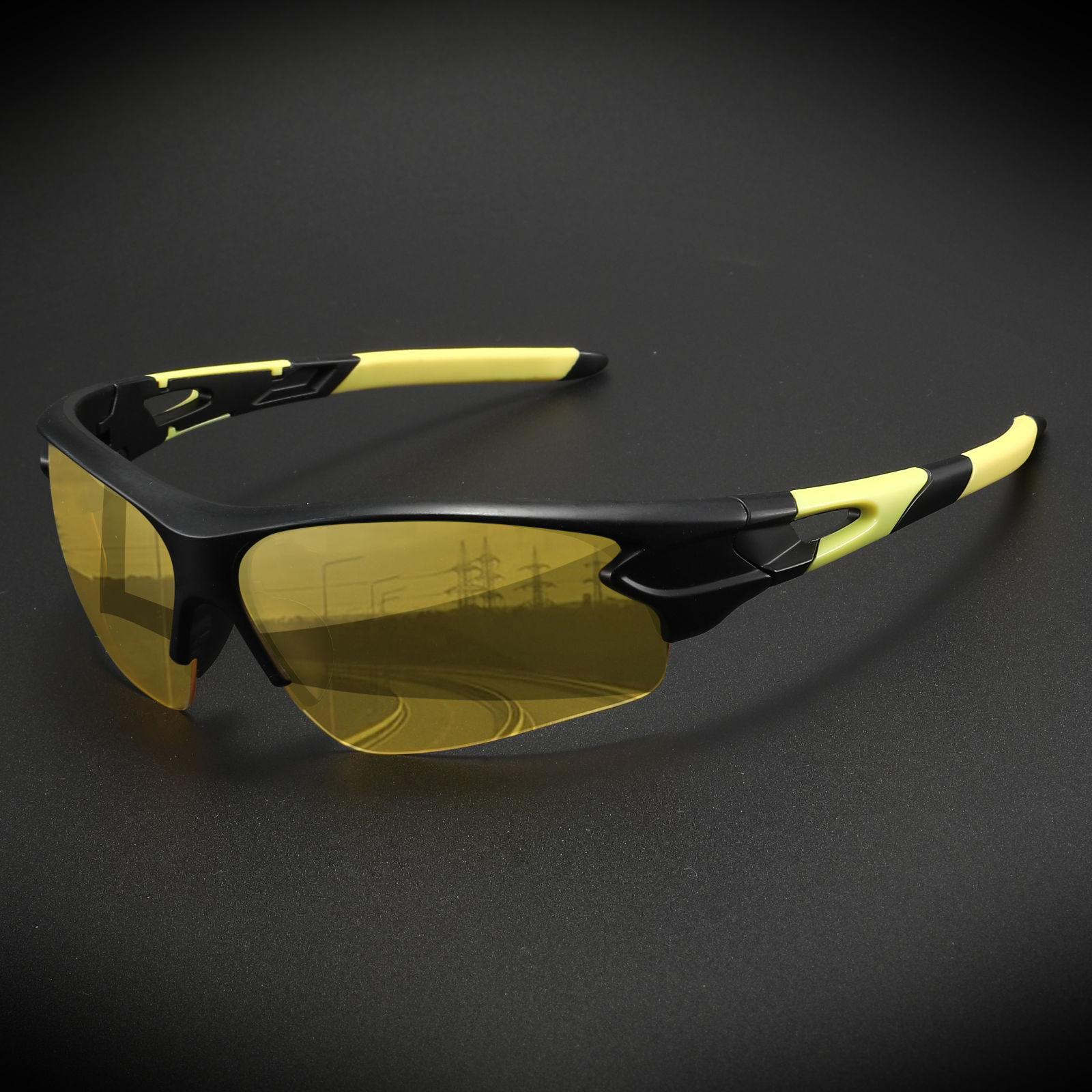 แว่นตากันแดดกีฬาแบบไม่มีขอบรุ่น Featherlight Semi-Rim เลนส์ปริซึม UV400 สำหรับวิ่ง ปั่นจักรยาน และการเดินทางระดับโลก สวมใส่ได้ทุกเพศทุกวัย พร้อมป้องกัน Chroma Armor ตลอดทั้งวัน - รูปที่ 6