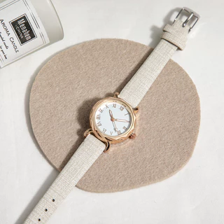 Elegant Minimalist นาฬิกาผู้หญิงขนาดเล็กแฟชั่น Dial สําหรับทุกวัน