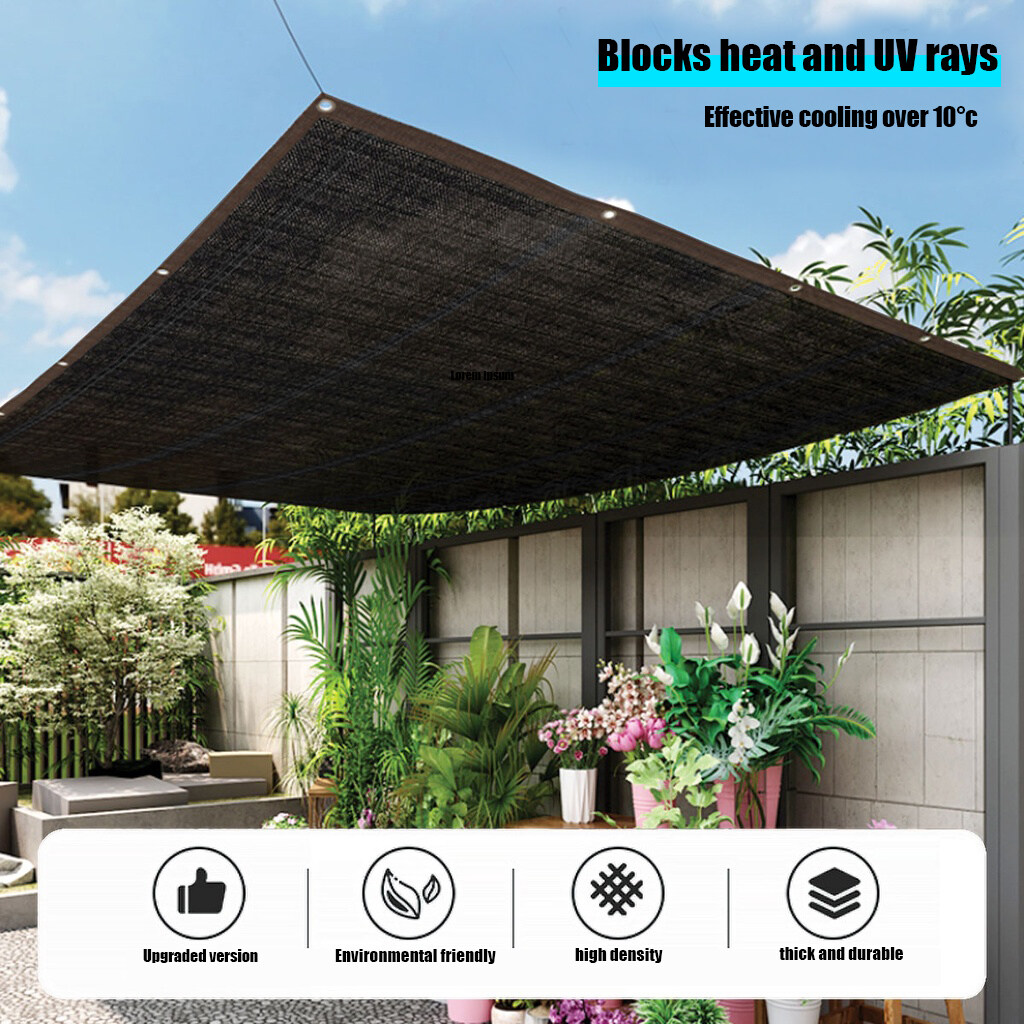 Sun Shade สุทธิกันสาด Anti UV 90% ครีมกันแดด Jaring Kebun Garden สุทธิกลางแจ้งสุทธิ Thicken พืชบังแดด