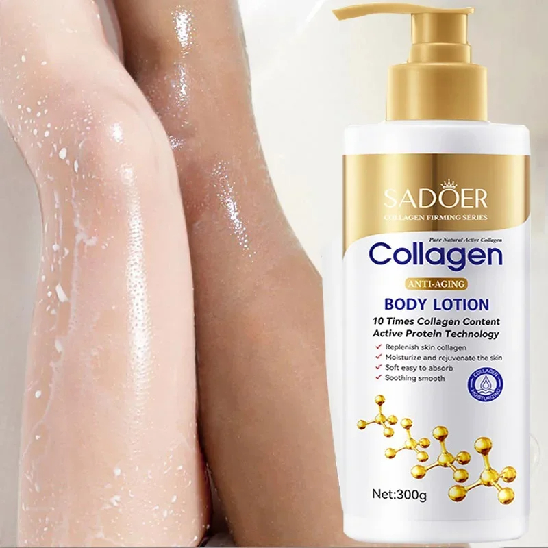 VASELINE 300g Bone collagen Anti Wrinkle body Lotion ให้ความชุ่มชื้นแก่ร่างกาย ให้ความชุ่มชื้นและผิวนุ่ม มีกลีเซอรีน วาสลีน คอลลาเจน และส่วนผสมอื่นๆ