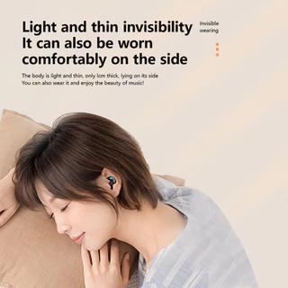 Senbenbao X55 หูฟัง TWS Sleep หูฟังไร้สายบลูทูธจอแสดงผล Led Hifi สเตอริโอหูฟังตัดเสียงรบกวนชุดหูฟังกีฬากันน้ํา