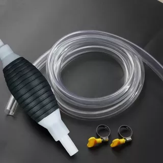One Piece MANUAL OIL SUCTION PUMP Self-Priming Hose Kit 1M สําหรับเบนซินดีเซล Water Transfer