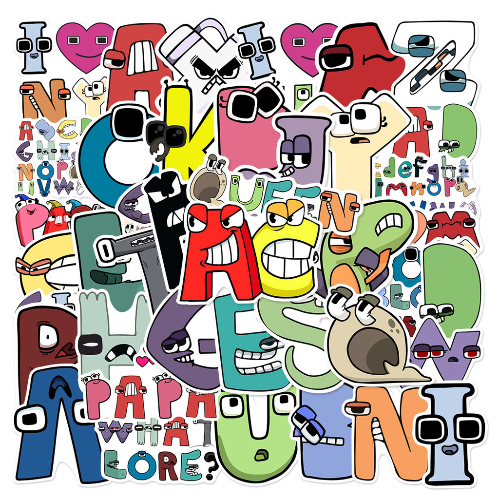 50 ชิ้นตัวอักษรตํานาน Graffiti Series สติกเกอร์ Graffiti สําหรับกระเป๋าเดินทางโทรศัพท์มือถือกรณีแล็ปท็อปสเก็ตบอร์ดสติกเกอร์ตกแต่งกันน้ํา DIY Creative