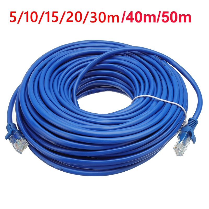 10m ถึง 30M CAT5 RJ45 สายอีเธอร์เน็ต สาย Lan สายเครือข่ายอินเทอร์เน็ตกลางแจ้งที่มีอยู่
