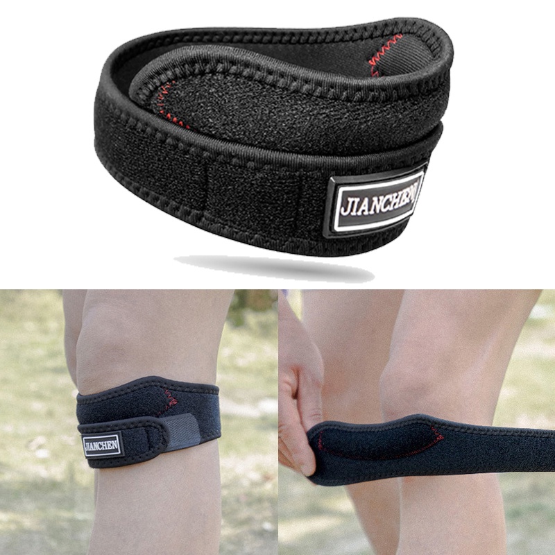 2 ชิ้น Kneepads Patella รั้งปรับสายรัด EVA เข่าสนับสนุน Pad ป้องกันกีฬาเกียร์บาสเกตบอลวอลเลย์บอล Protector