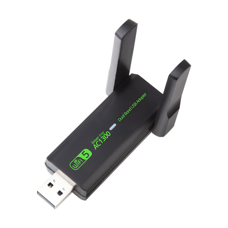 ไดรเวอร์ฟรี 5G dual band gigabit USB การ์ดเครือข่ายไร้สายตัวรับสัญญาณ WiFi คอมพิวเตอร์เดสก์ท็อปเครื่องส่งสัญญาณแล็ปท็อป