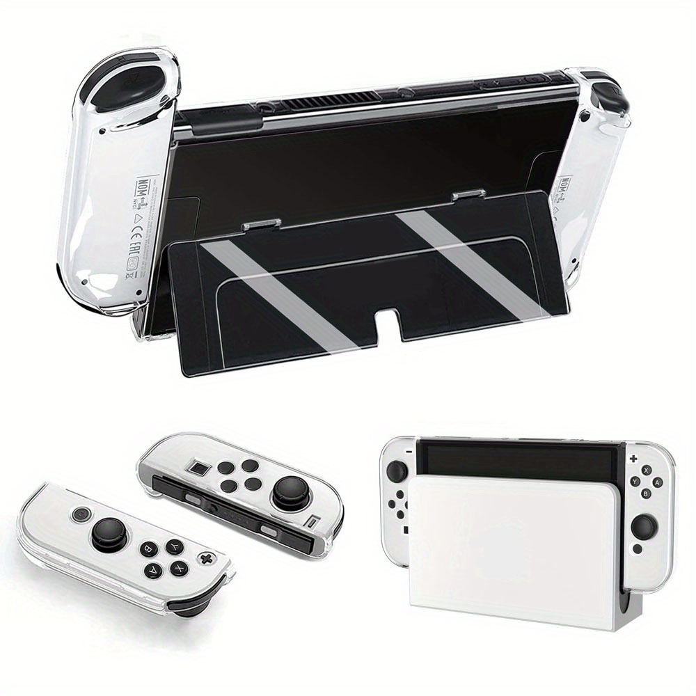 Dockable PC Clear Hard Case สําหรับ Nintendo Switch & Switch OLED, เคสป้องกันสําหรับคอนโทรลเลอร์ NS OLED JoyCon