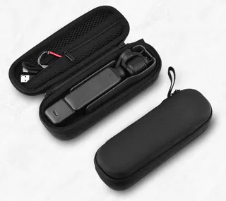 กระเป๋าถือสําหรับ DJI Osmo Pocket 3 เกราะป้องกันกล้องไนลอนกล่องเก็บแบบพกพากระเป๋าถือ Ca rabiner อุปกรณ์เสริม