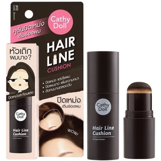 Cathy Doll Hair Line Cushion 2g ปิดเหม่ง ปิดผมบาง ที่ปิดหัวล้าน (มี 2 เฉดสีให้เลือก)