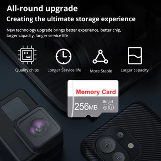 การ์ด Micro SD TF การ์ดหน่วยความจํา Class 10 ความเร็วสูง 4GB 2GB 1GB 512MB 256MB ความจุจริงสําหรับกล้องแท็บเล็ตโทรศัพท์มือถือ