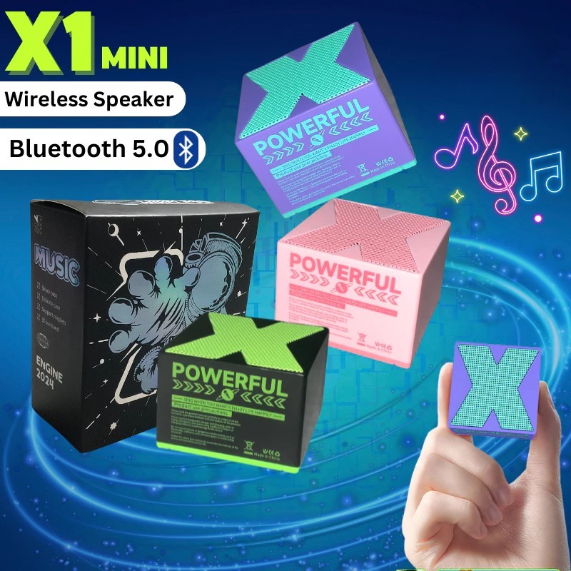 [Shopee Choice] X1 ลําโพงบลูทูธไร้สาย Home Mini Outdoor Portable Subwoofer Gift