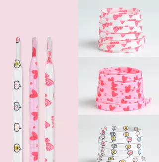 Pop Flat Shoe laces เชือกผูกรองเท้ากว้างสําหรับรองเท้าผ้าใบสําหรับวิ่งกรีฑา Boot Strings เชือกผูกรองเท้าพิมพ์ลาย