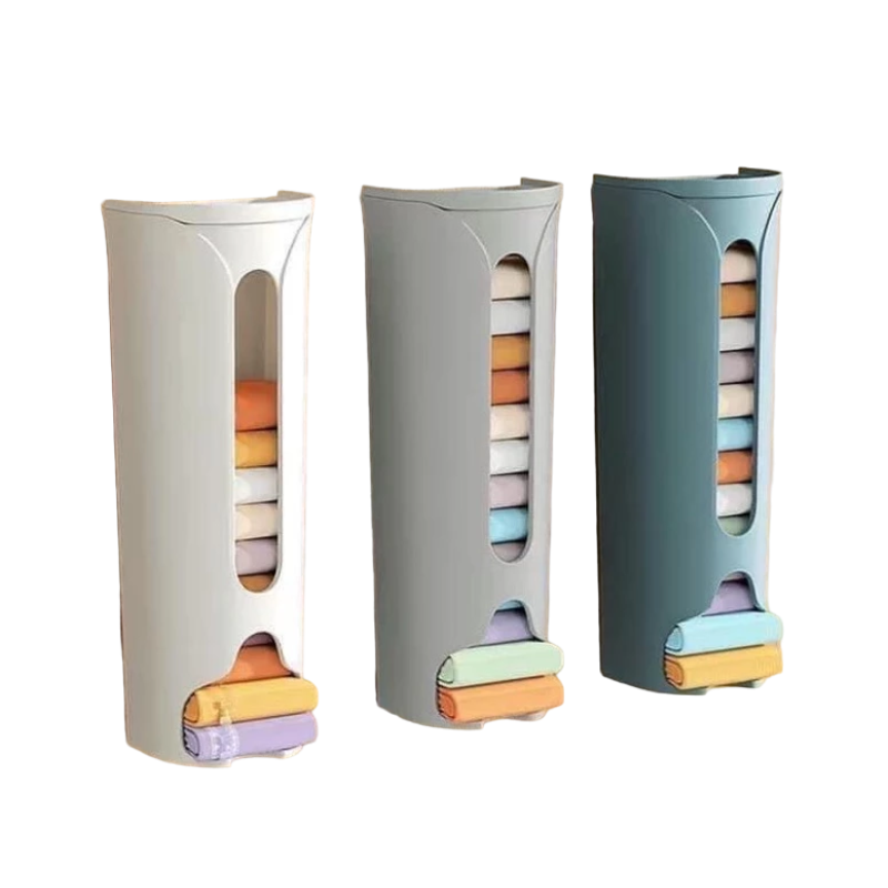 [มูลค่าสูงสุด] กล่องดึงออกติดผนังอเนกประสงค์ LS1-0657-68 สําหรับจัดเก็บกางเกงขาสั้นและถุงพลาสติก