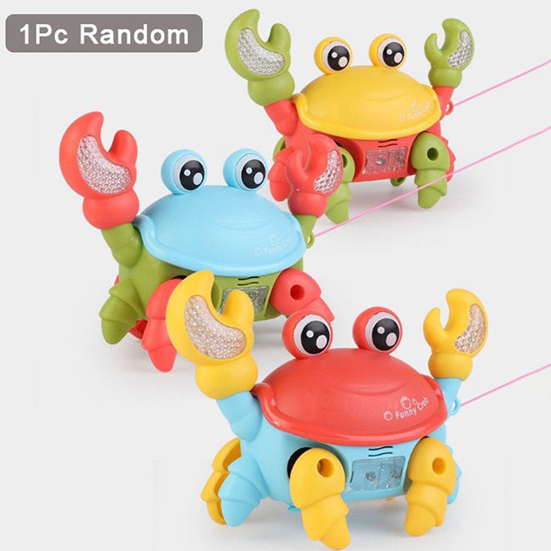 ของเล่น Robo Crab เต้นรําเรืองแสงสําหรับเด็ก - สัตว์เลี้ยงอิเล็กทรอนิกส์พร้อมเพลงและไฟของเล่นเด็กคริสต์มาสสําหรับเด็กผู้หญิง