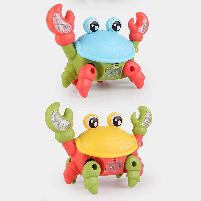 ของเล่น Robo Crab เต้นรําเรืองแสงสําหรับเด็ก - สัตว์เลี้ยงอิเล็กทรอนิกส์พร้อมเพลงและไฟของเล่นเด็กคริสต์มาสสําหรับเด็กผู้หญิง thumbnail 5