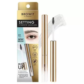 Browit Setting Eyebrow Mascara บราวอิท น้องฉัตร มาสคาร่าคิ้ว สะดุ้ง ที่ปัดคิ้ว เนื้อเจลใส 2g