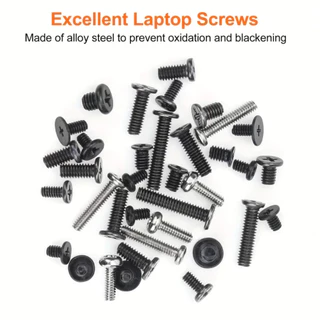 500 ชิ้นสกรูคอมพิวเตอร์ Assortment Kit สีดํา M2 M2.5 M3 สําหรับ PC แล็ปท็อป SSD ฮาร์ดไดรฟ์ CPU
